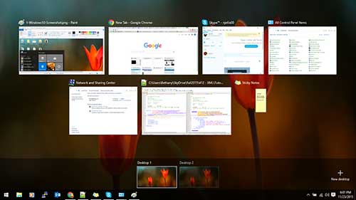 Multiple Desktops Windows 10