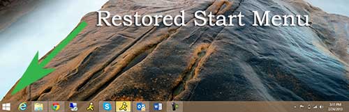 Restored Start Menu