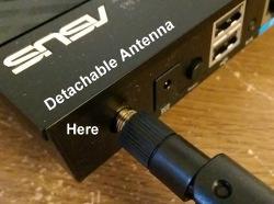 Detachable Antenna on Router